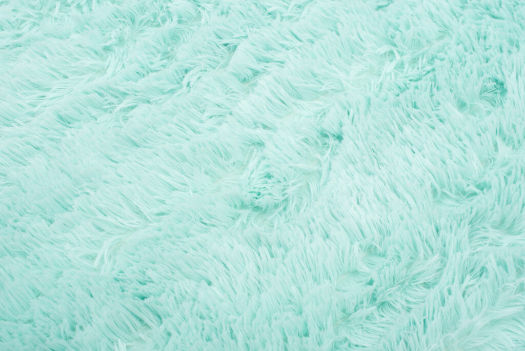 Dywan Silk Miętowy Antypoślizgowy Shaggy