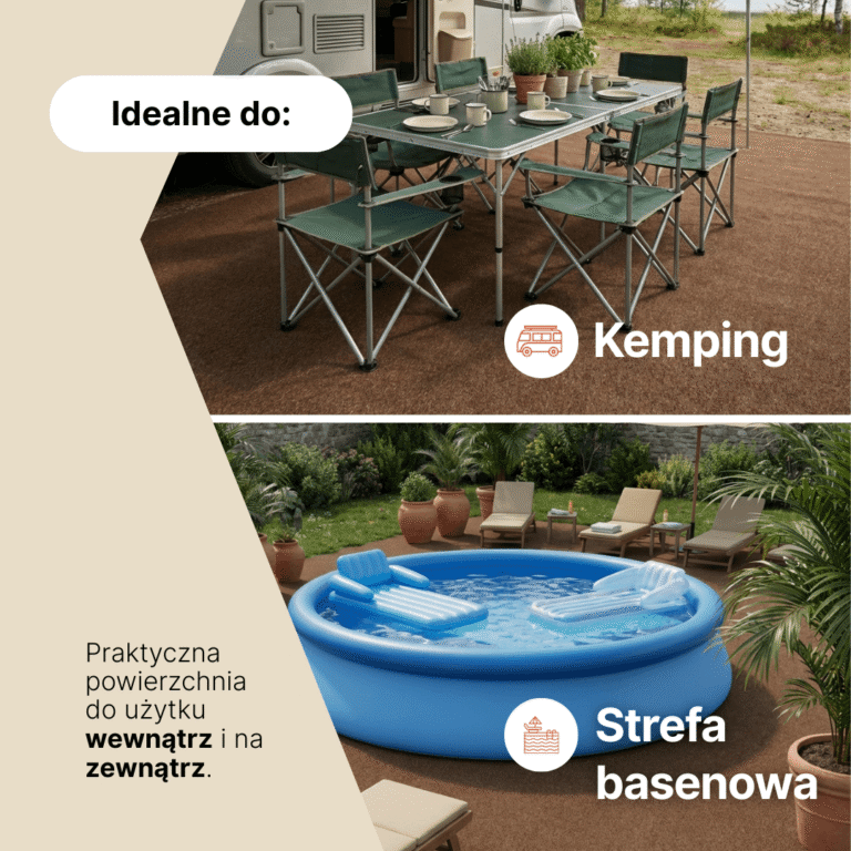 Sztuczna Trawa Pemba Brązowa 4mm