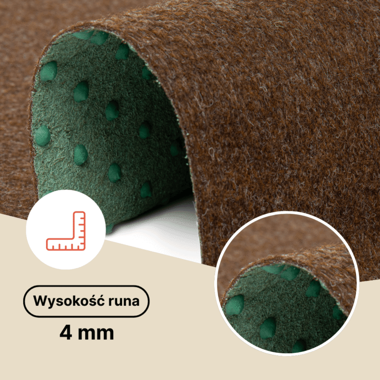 Sztuczna Trawa Pemba Brązowa 4mm