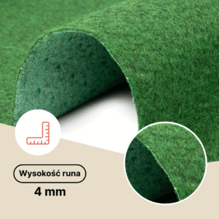 Sztuczna Trawa Pemba Zielona 4mm