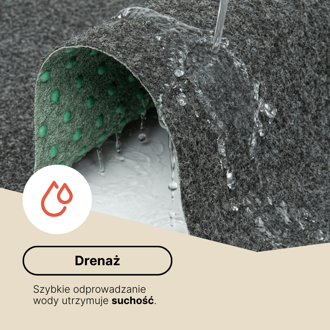 Sztuczna Trawa Pemba Szara 4mm