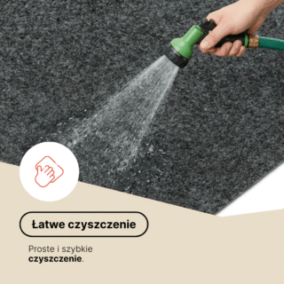 Sztuczna Trawa Pemba Szara 4mm