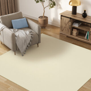 Dywan Mono Kwadrat Indoor Outdoor Kremowy