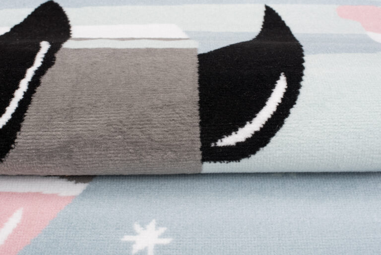 Dywan Dziecięcy Baby Niebieski Rakieta