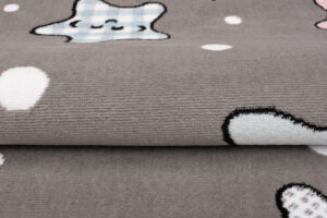 Dywan Dziecięcy Baby Szary Gwiazdy