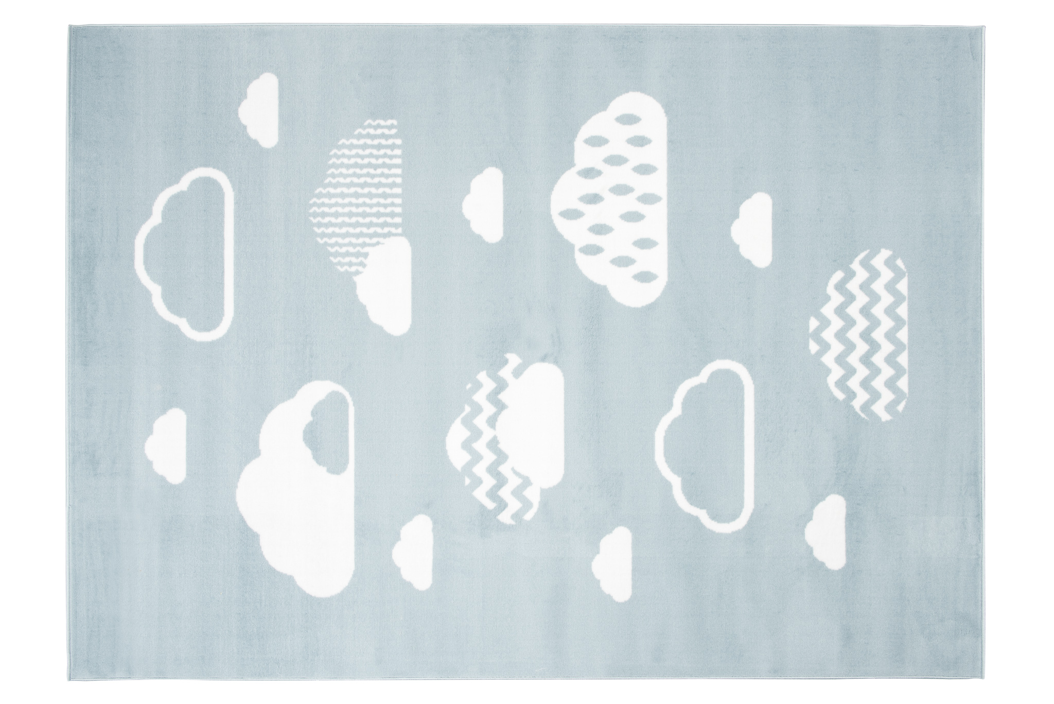 Dywan Dziecięcy Baby Niebieski Chmury