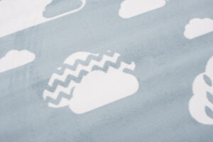 Dywan Dziecięcy Baby Niebieski Chmury