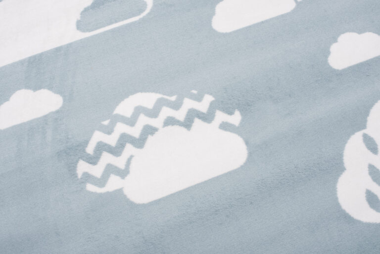 Dywan Dziecięcy Baby Niebieski Chmury