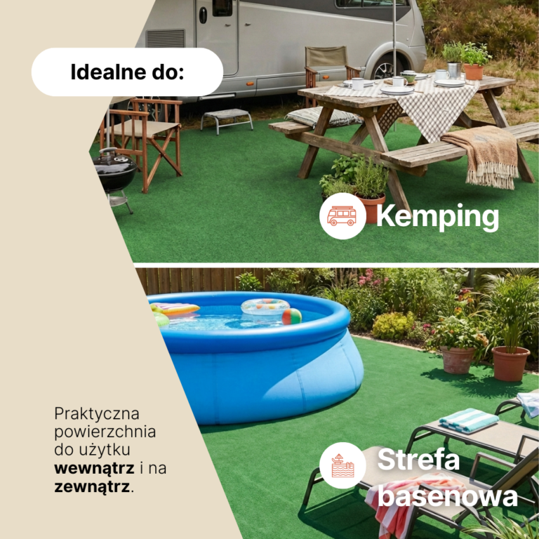 Sztuczna Trawa Garden Zielona 7mm