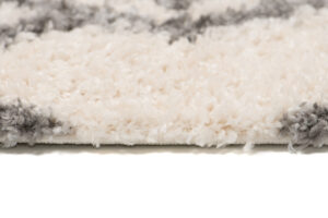 Dywan Versay Kremowy Szary Etniczny z Frędzlami