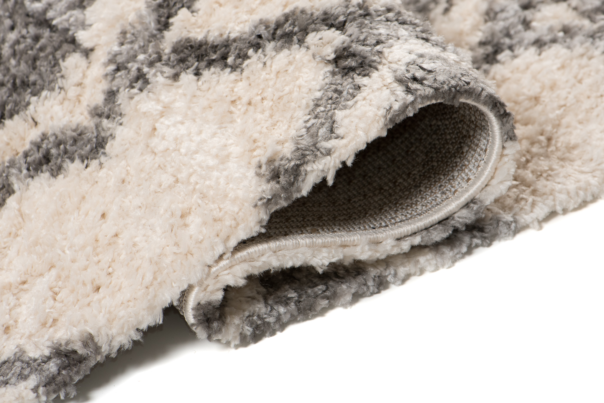 Dywan Versay Kremowy Szary Etniczny z Frędzlami