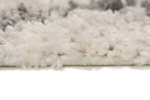 Dywan Versay Kremowy Szary Geometryczny z Frędzlami