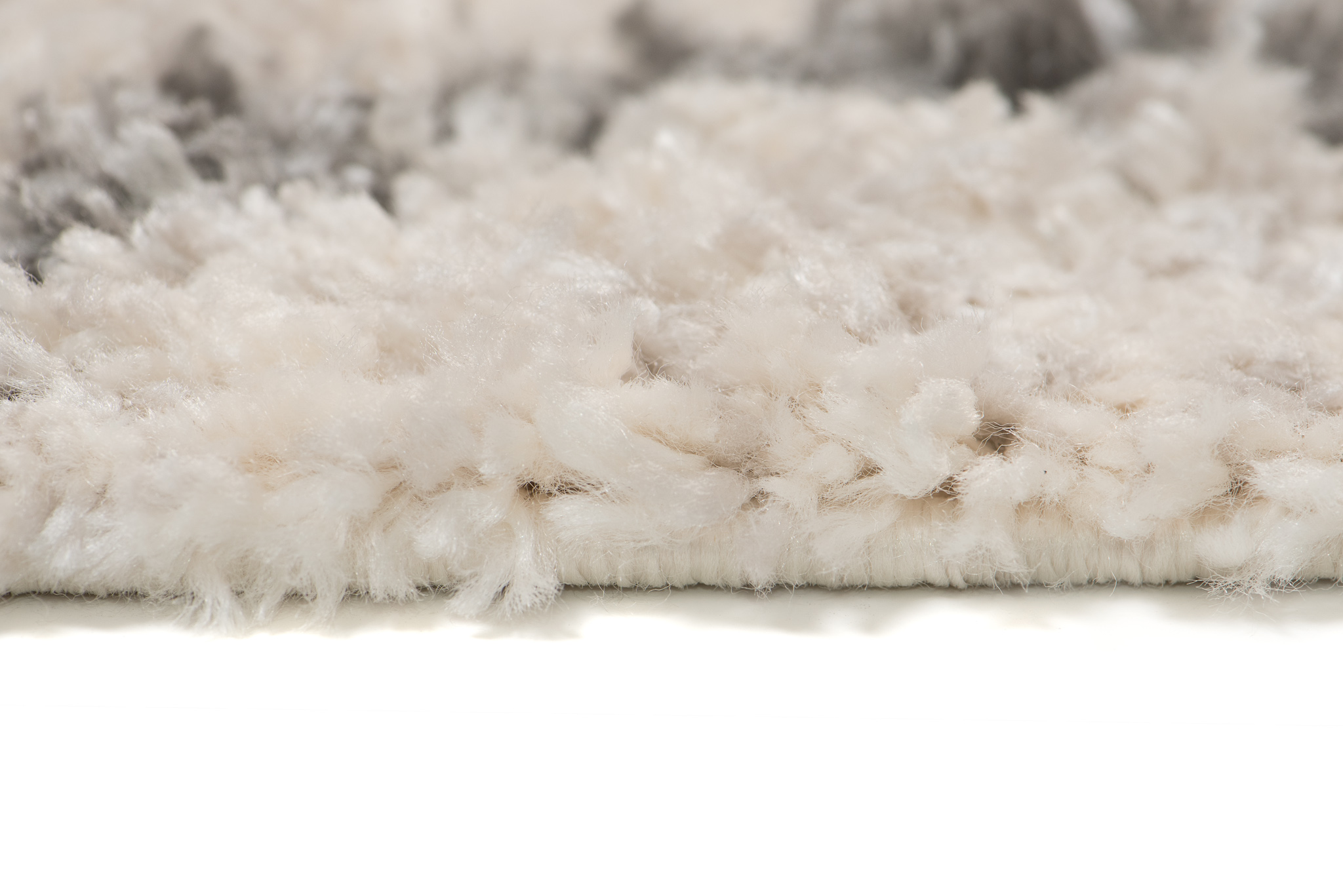 Dywan Versay Kremowy Szary Geometryczny z Frędzlami