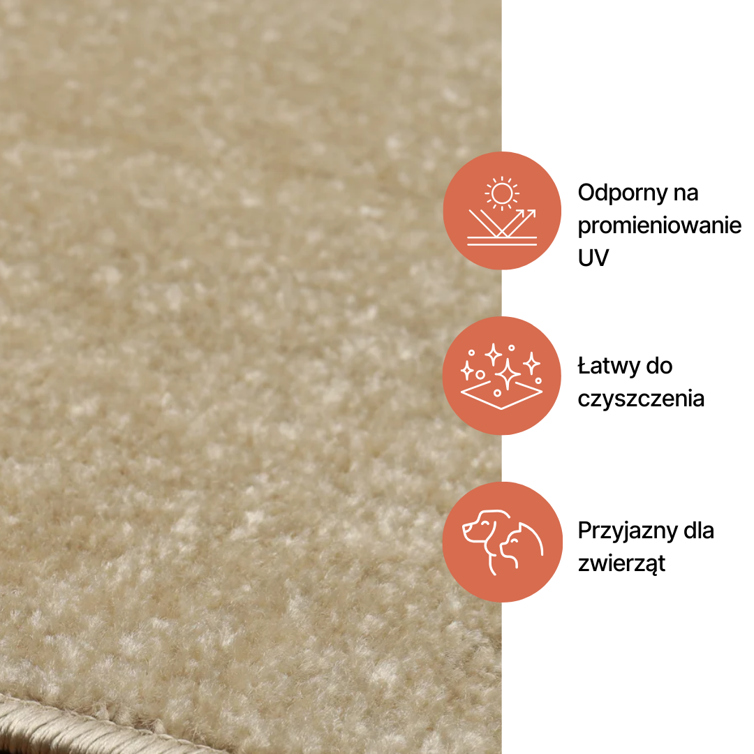 Dywan Mono Indoor Outdoor Jasny Szary