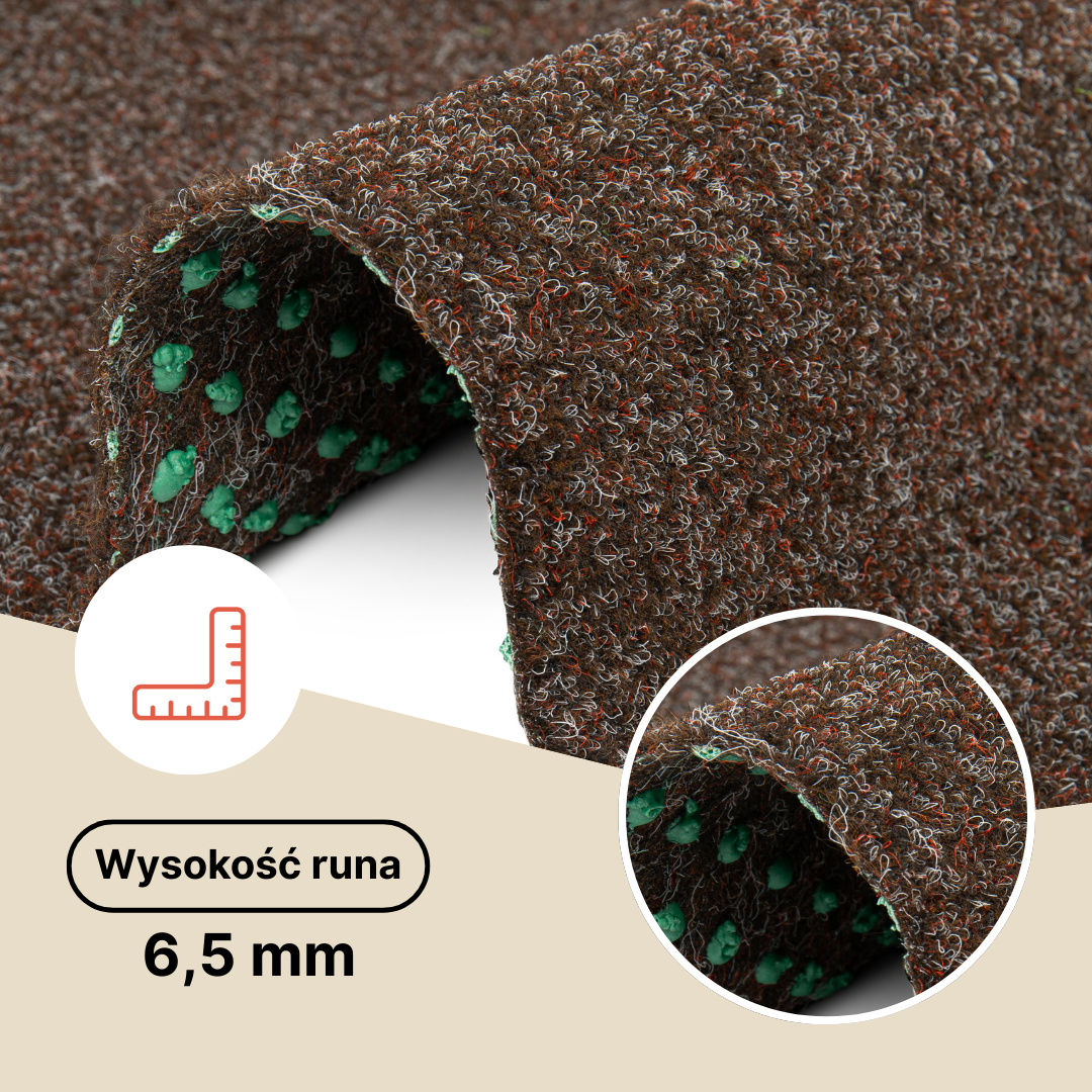 Sztuczna Trawa Garden Brązowa 7mm