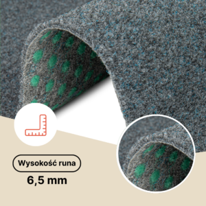 Sztuczna Trawa Garden Szara 7mm