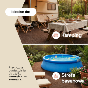 Sztuczna Trawa Garden Brązowa 7mm