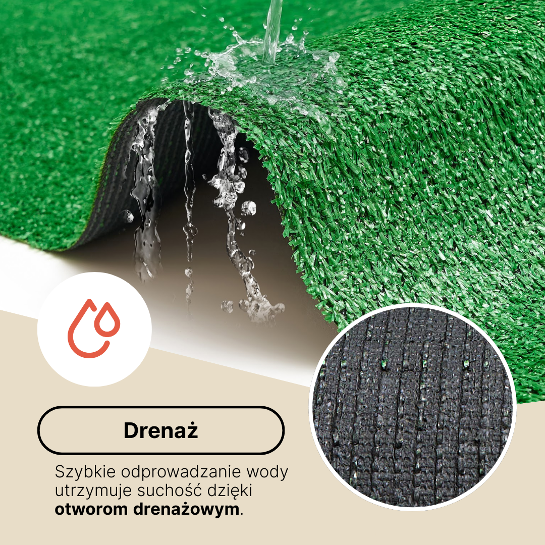 Sztuczna Trawa Taifo Zielona 6mm