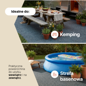 Sztuczna Trawa Garden Szara 7mm