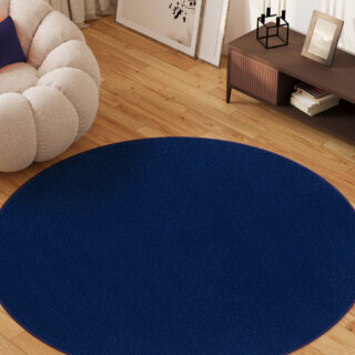Dywan Mono Koło Indoor Outdoor Granatowy