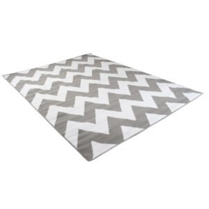 Dywan Firet Szary Biały ZygZaki