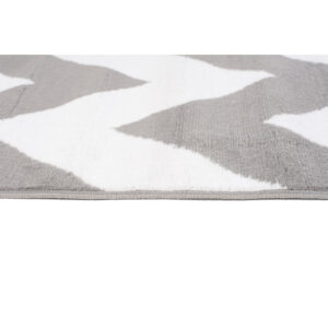Dywan Firet Szary Biały ZygZaki