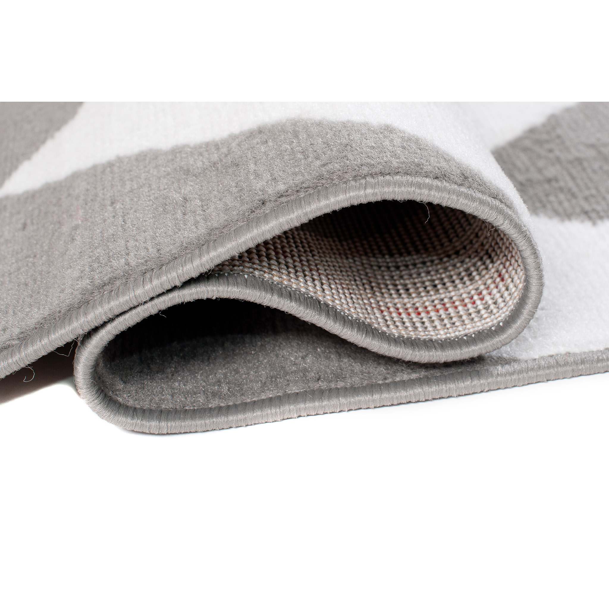 Dywan Firet Szary Biały ZygZaki