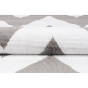 Dywan Firet Szary Biały ZygZaki