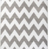 Dywan Firet Szary Biały ZygZaki