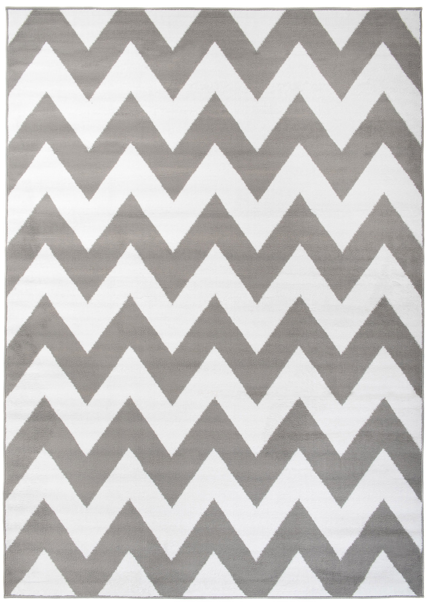 Dywan Firet Szary Biały ZygZaki