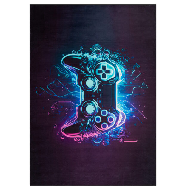 Dywan Cosmo Game Neonowy Pad Antypoślizgowy