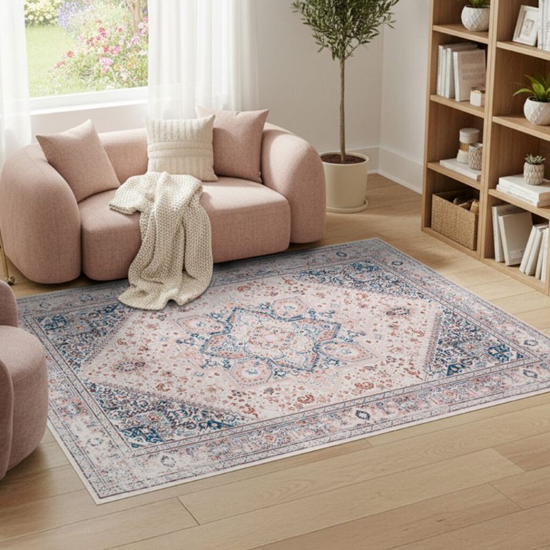 Dywan Nora w kolorze kremowo niebieskim