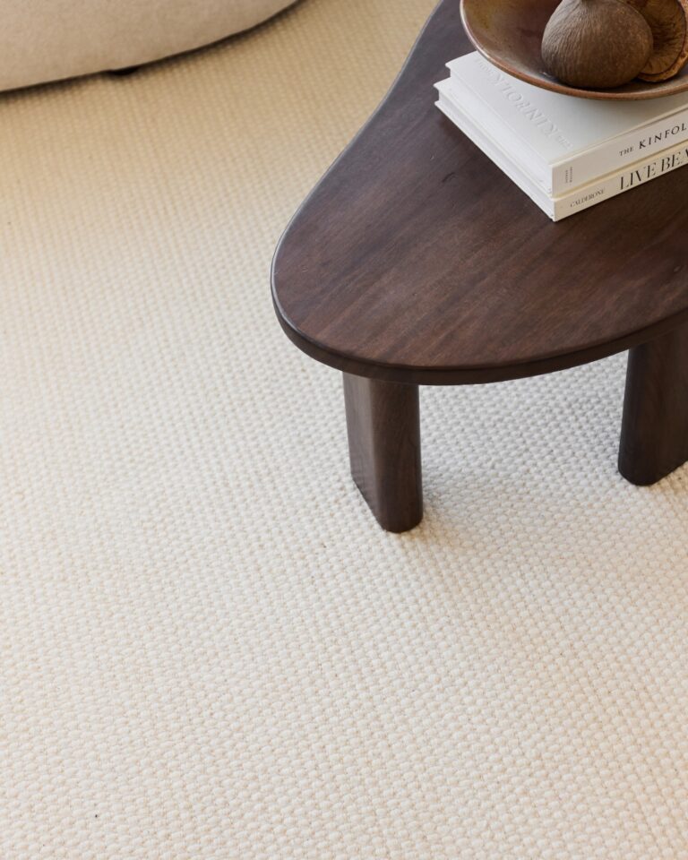 Dywan Wełniany Loni Biały