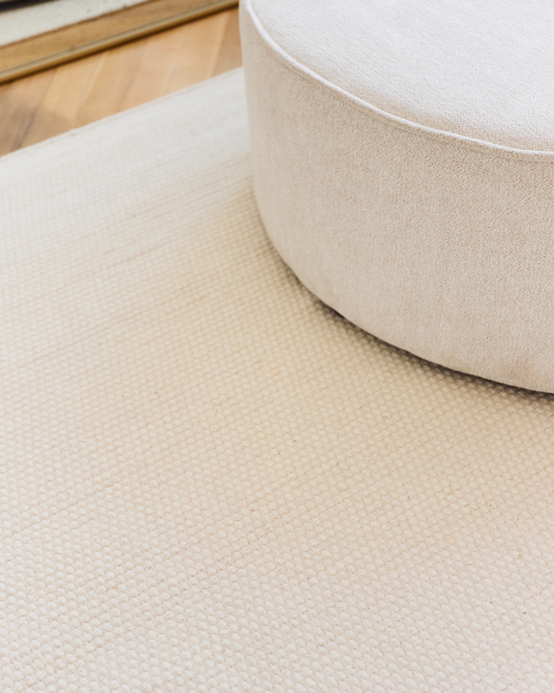 Dywan Wełniany Loni Biały