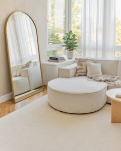 Dywan Wełniany Loni Biały