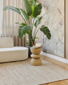 Dywan Wełniany Loni Jasny Brązowy