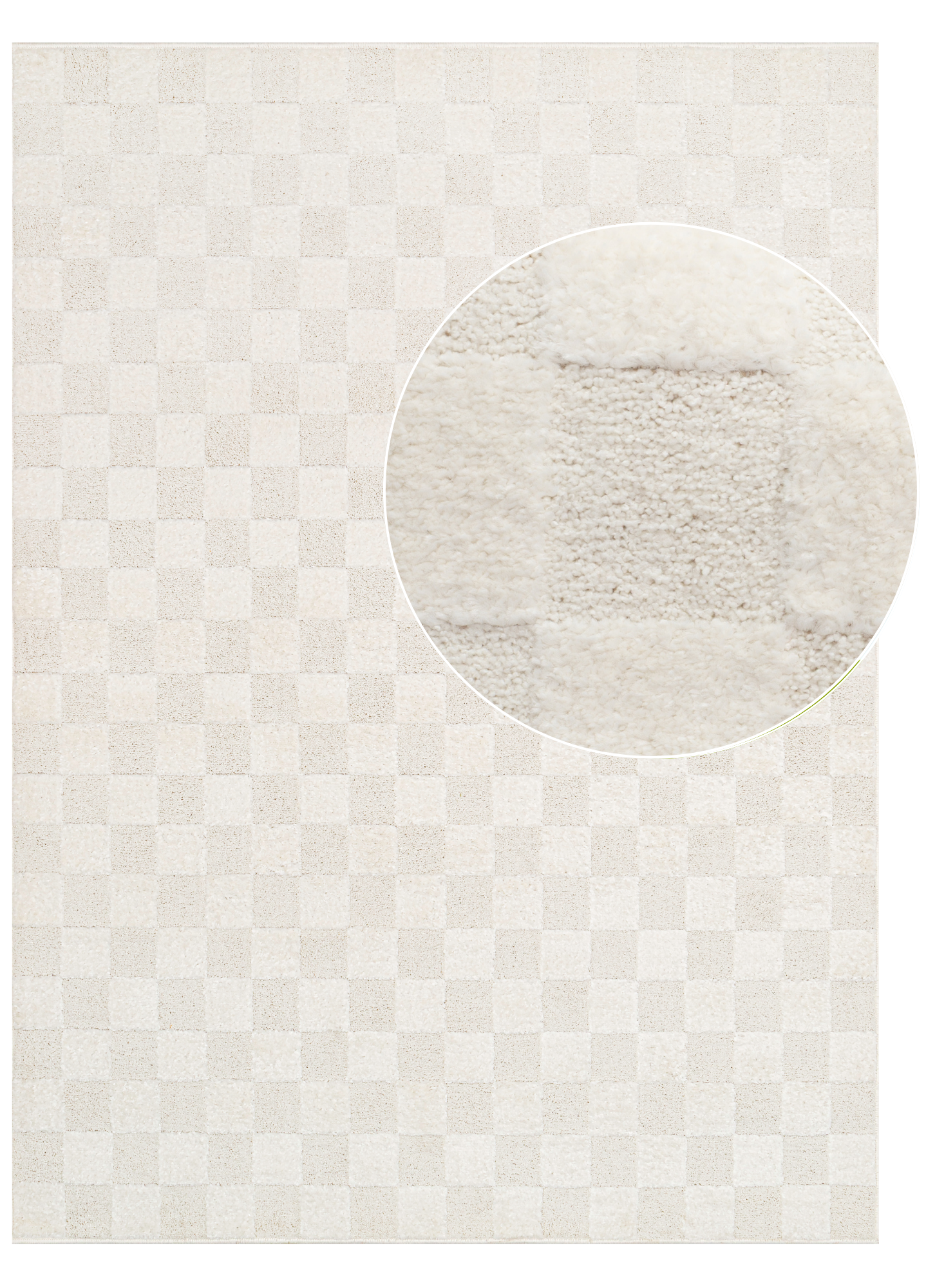 Dywan Terra Kremowy Krata