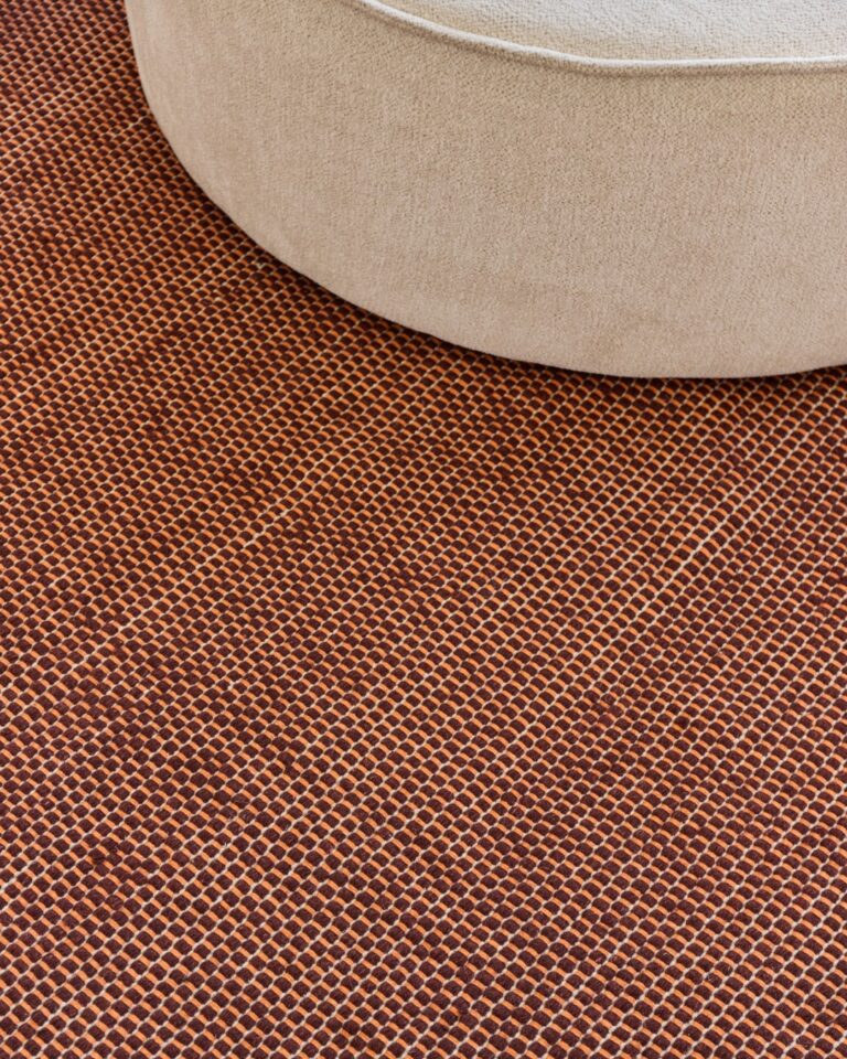 Dywan Wełniany Loni Ciemny Brązowy