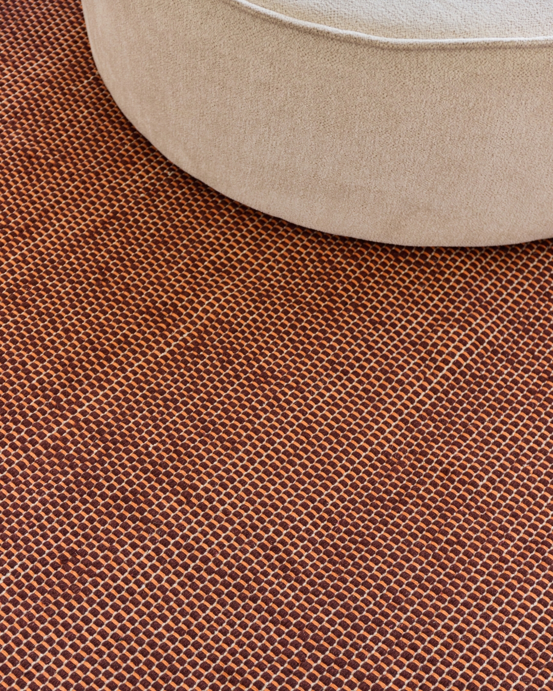 Dywan Wełniany Loni Ciemny Brązowy