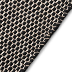 Dywan Wełniany Loni Czarny