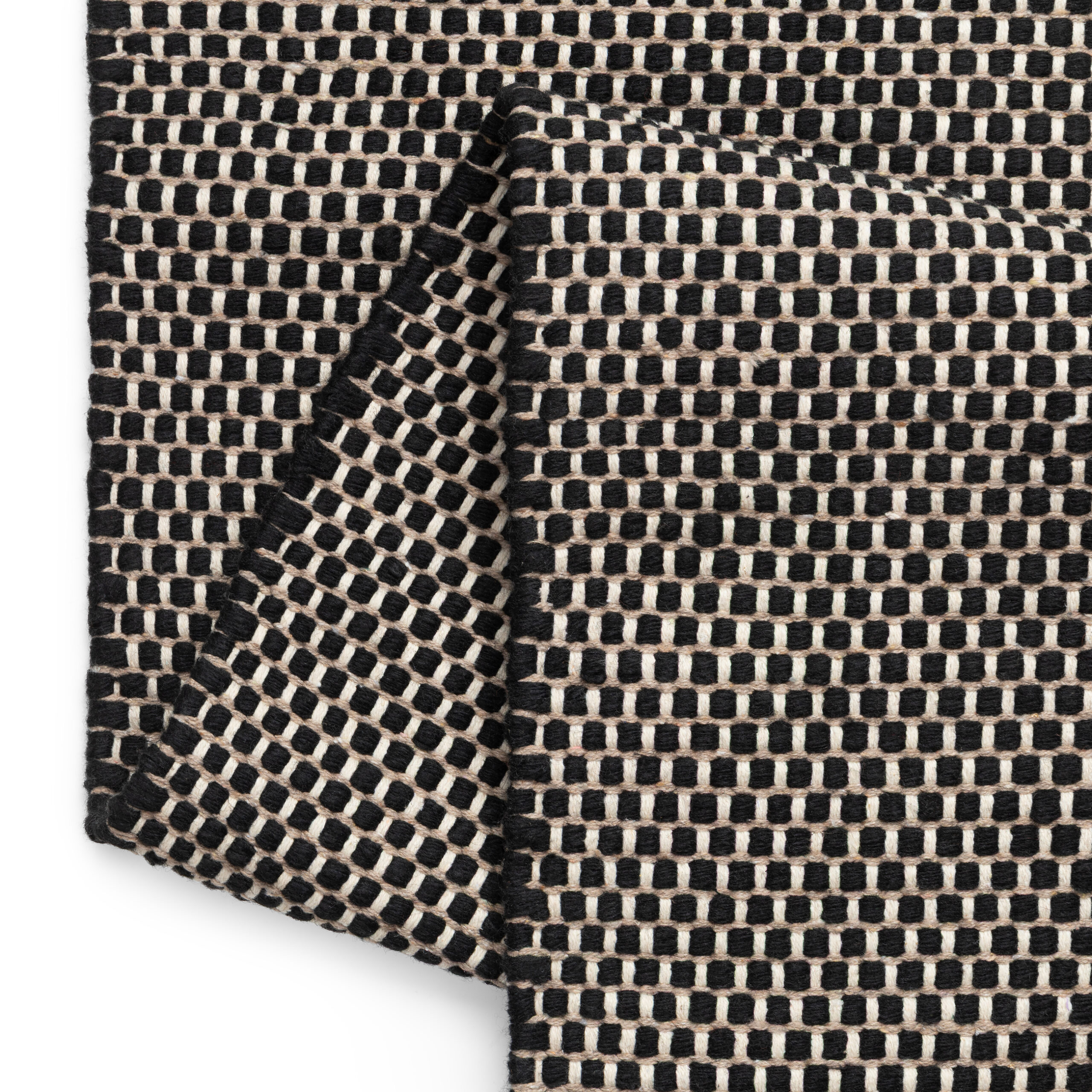 Dywan Wełniany Loni Czarny