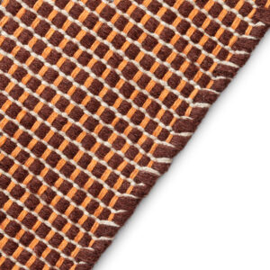 Dywan Wełniany Loni Ciemny Brązowy