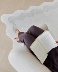 Dywan Terra Kremowy Fala Nieregularny Kształt