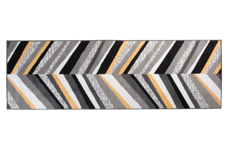 Chodnik Maya Szary Żółty Geometryczny Linie