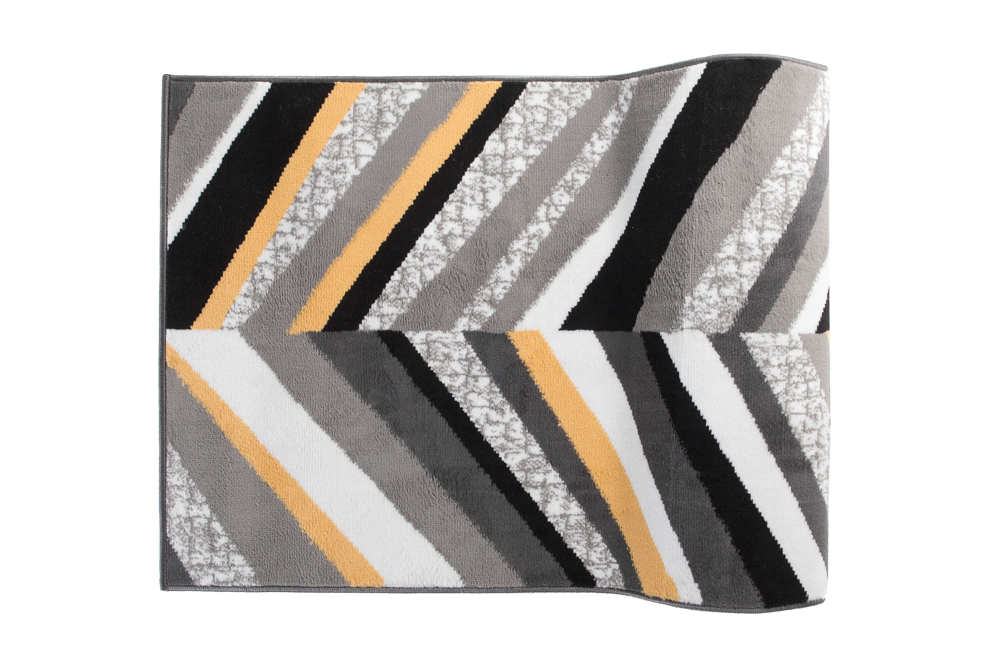 Chodnik Maya Szary Żółty Geometryczny Linie