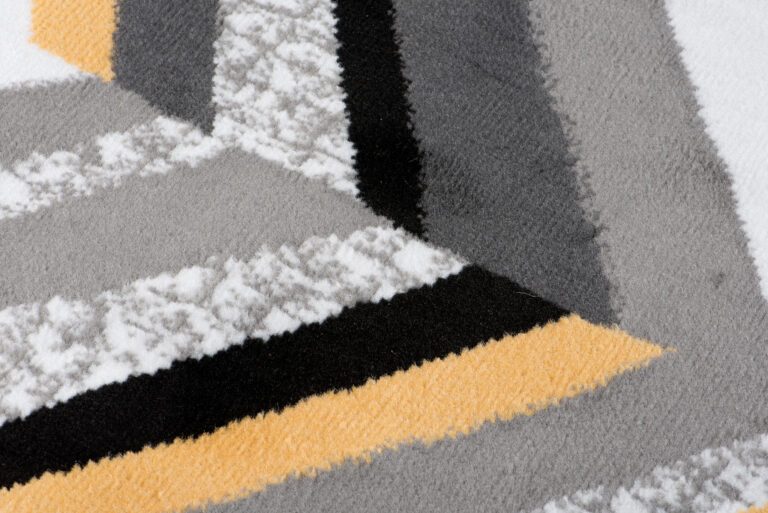 Chodnik Maya Szary Żółty Geometryczny Linie