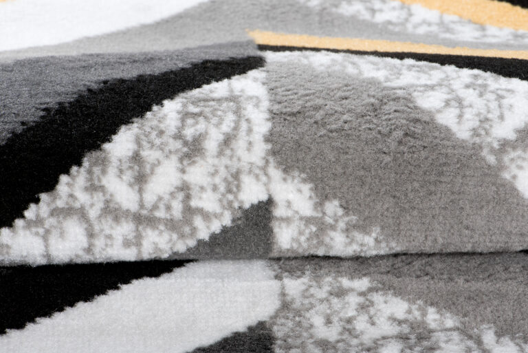 Chodnik Maya Szary Żółty Geometryczny Linie