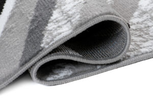 Chodnik Maya Szary Czarny Geometryczny Linie