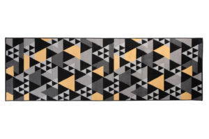 Chodnik Maya Szary Żółty Geometryczny Trójkąty