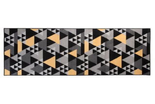 Chodnik Maya Szary Żółty Geometryczny Trójkąty